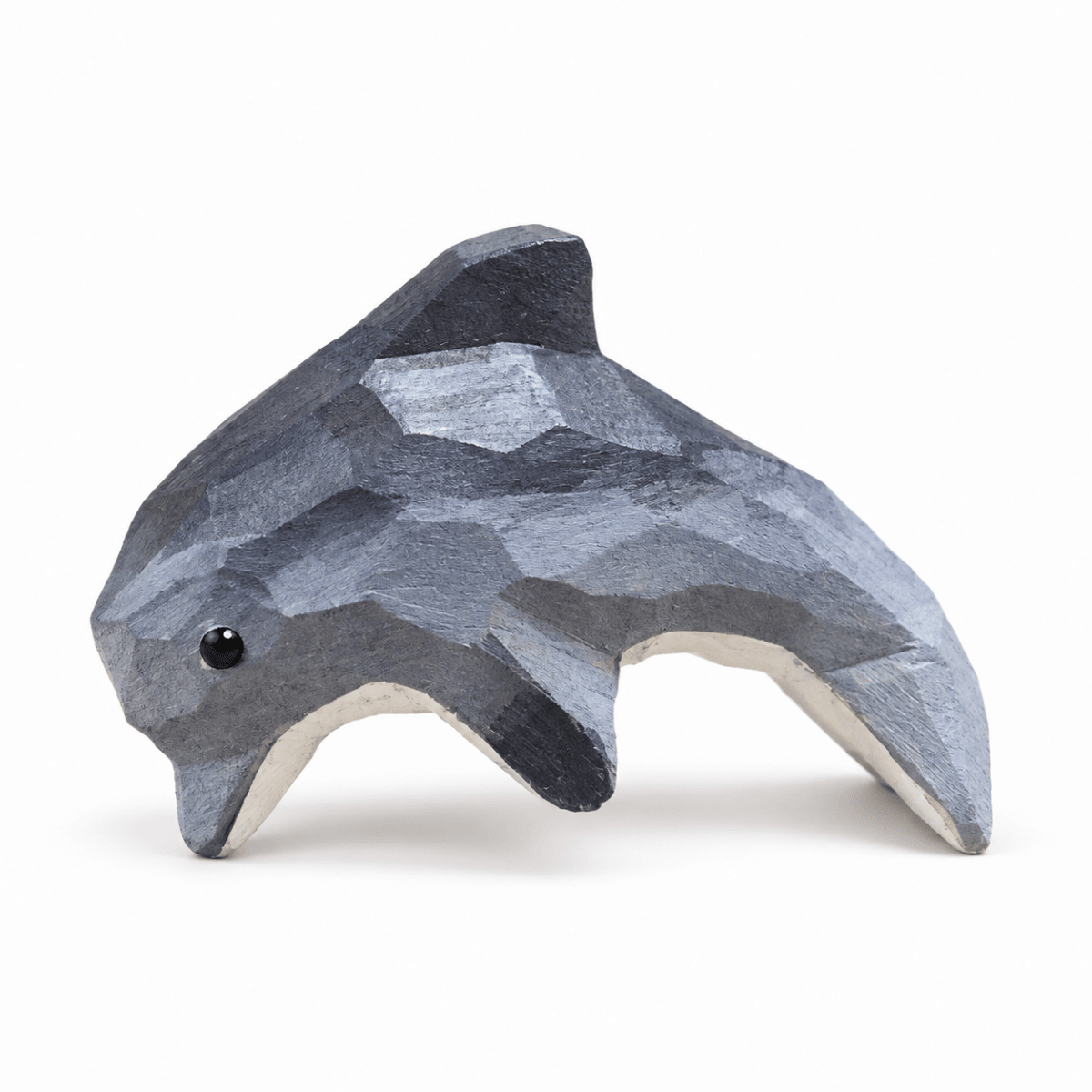Wooden Ocean Animal Figurines – Hand-Painted Collection - FunAcrylic