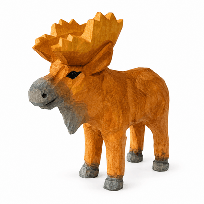 Hand-Carved Wooden Animal Figurines – Wildlife Collection & Mystery Blind Box - FunAcrylic