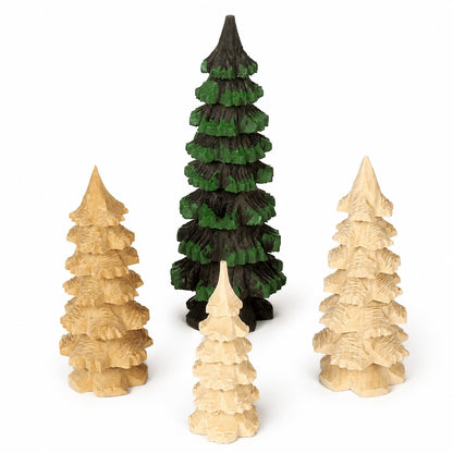 Hand-carved Wooden Tree Doodle Kit🎄