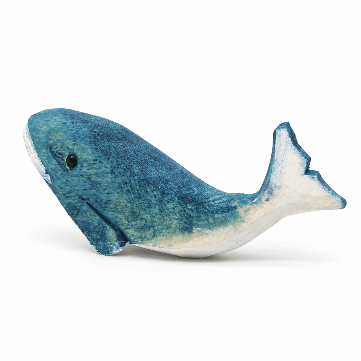Wooden Ocean Animal Figurines – Hand-Painted Collection - FunAcrylic