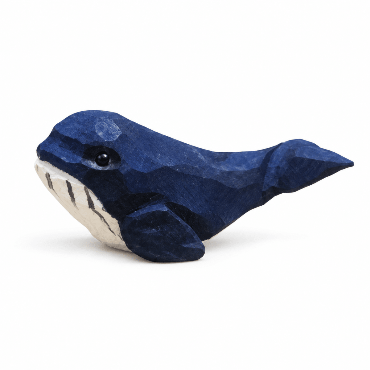 Wooden Ocean Animal Figurines – Hand-Painted Collection - FunAcrylic