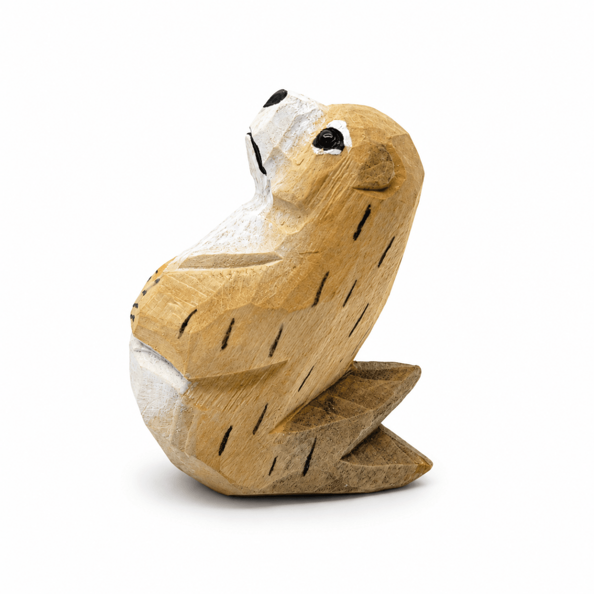 Wooden Ocean Animal Figurines – Hand-Painted Collection - FunAcrylic
