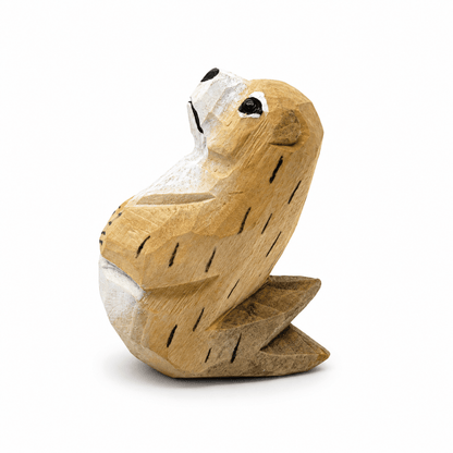 Wooden Ocean Animal Figurines – Hand-Painted Collection - FunAcrylic