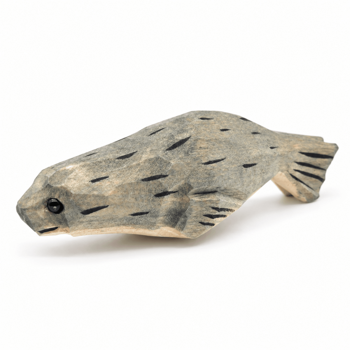 Wooden Ocean Animal Figurines – Hand-Painted Collection - FunAcrylic