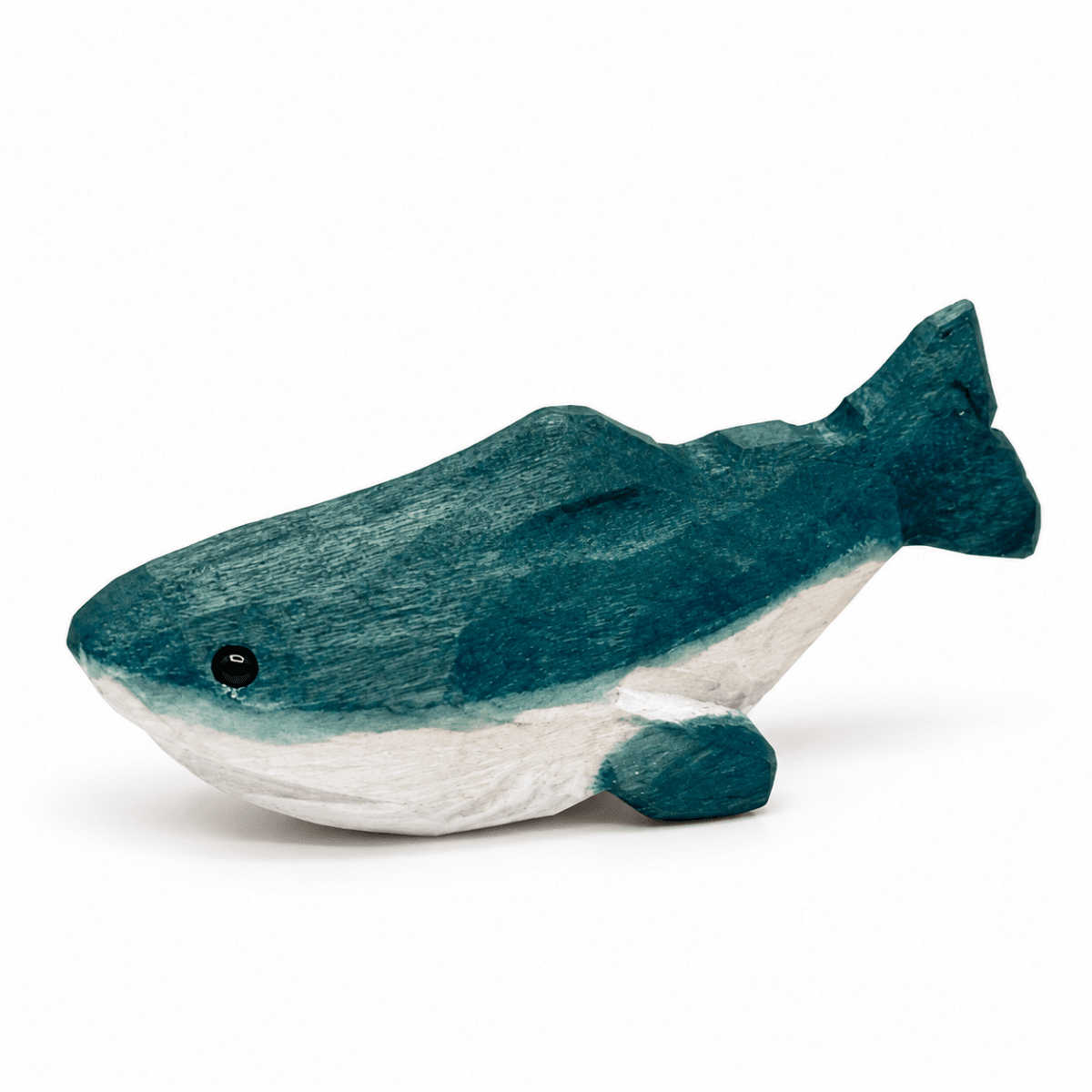 Wooden Ocean Animal Figurines – Hand-Painted Collection - FunAcrylic