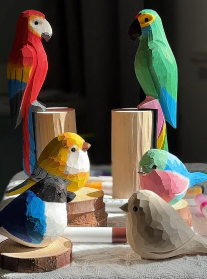 Wooden Parrot & Marker Craft Kit 🦜 - FunAcrylic