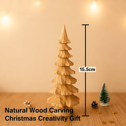 Smooth unfinished natural wood trees ready for creative painting projects