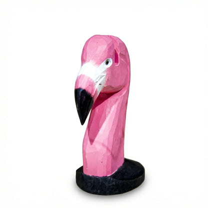A3 - Natural Wood Eyeglass Holder（Flamingo） - FunAcrylic