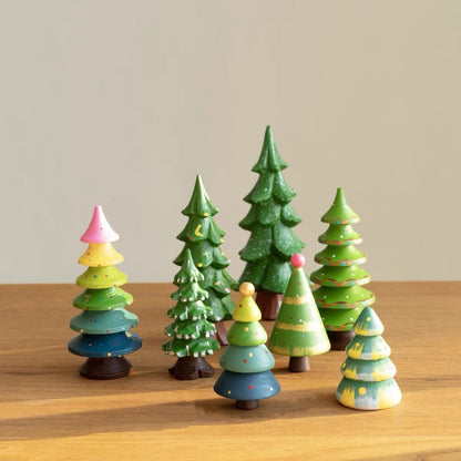 Hand-carved Wooden Tree Doodle Kit🎄
