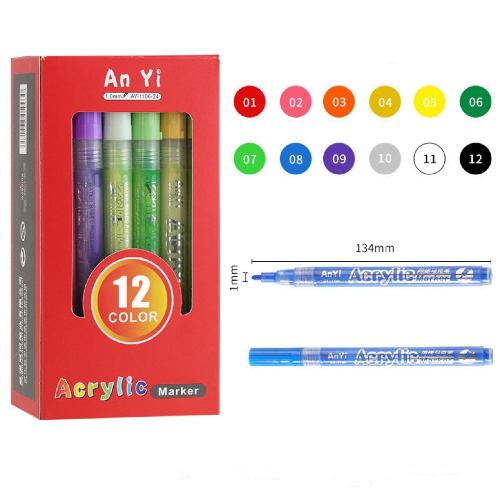 Hard - tip Acrylic Markers: Waterproof, Non - fading & Cost - effective DIY Tools - FunAcrylic