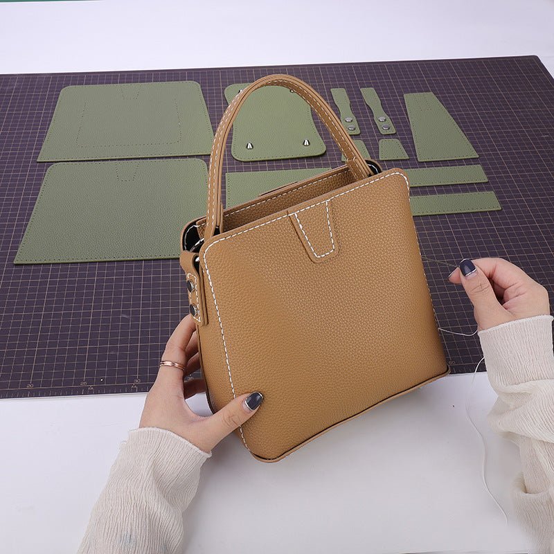👜Small Square Bucket Bag DIY Sewing DIY Kit - FunAcrylic