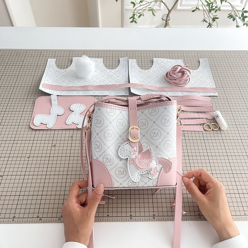 👜DIY Color - Blocking Bucket Bag Kit - FunAcrylic