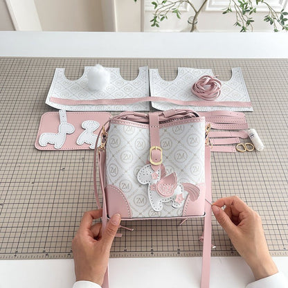 👜DIY Color - Blocking Bucket Bag Kit - FunAcrylic