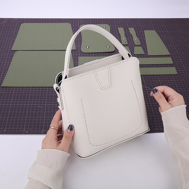 👜Small Square Bucket Bag DIY Sewing DIY Kit - FunAcrylic