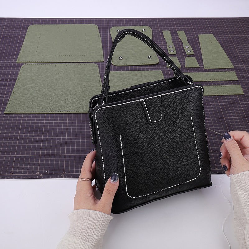 👜Small Square Bucket Bag DIY Sewing DIY Kit - FunAcrylic