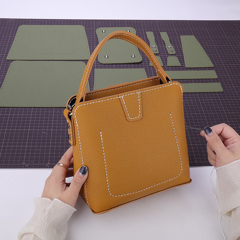 👜Small Square Bucket Bag DIY Sewing DIY Kit - FunAcrylic