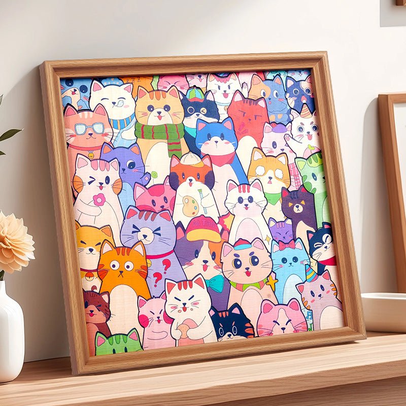 DIY Wooden Photo Frame | Cat, Puppy & Rabbit Puzzles - FunAcrylic
