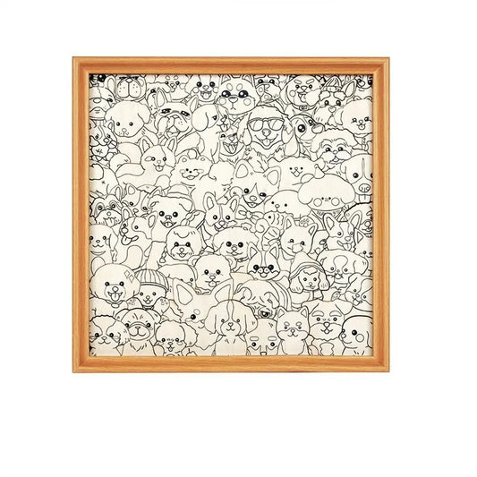 DIY Wooden Photo Frame | Build Puppy Puzzle - FunAcrylic