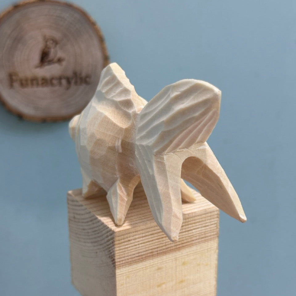 DIY Paintable 3D Wooden Goldfish