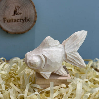 DIY Paintable 3D Wooden Goldfish