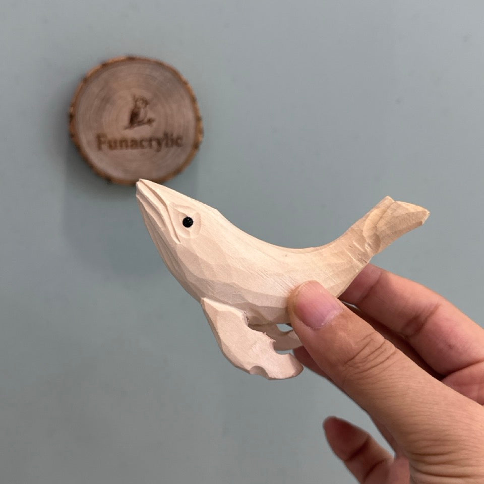 DIY Paintable 3D Wooden Whales