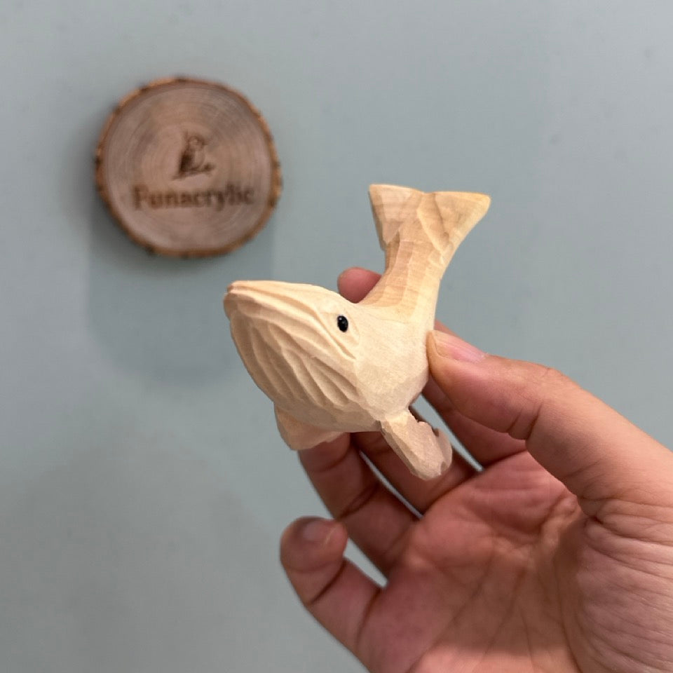 DIY Paintable 3D Wooden Whales