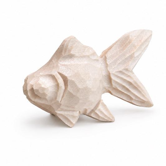 DIY Paintable 3D Wooden Goldfish