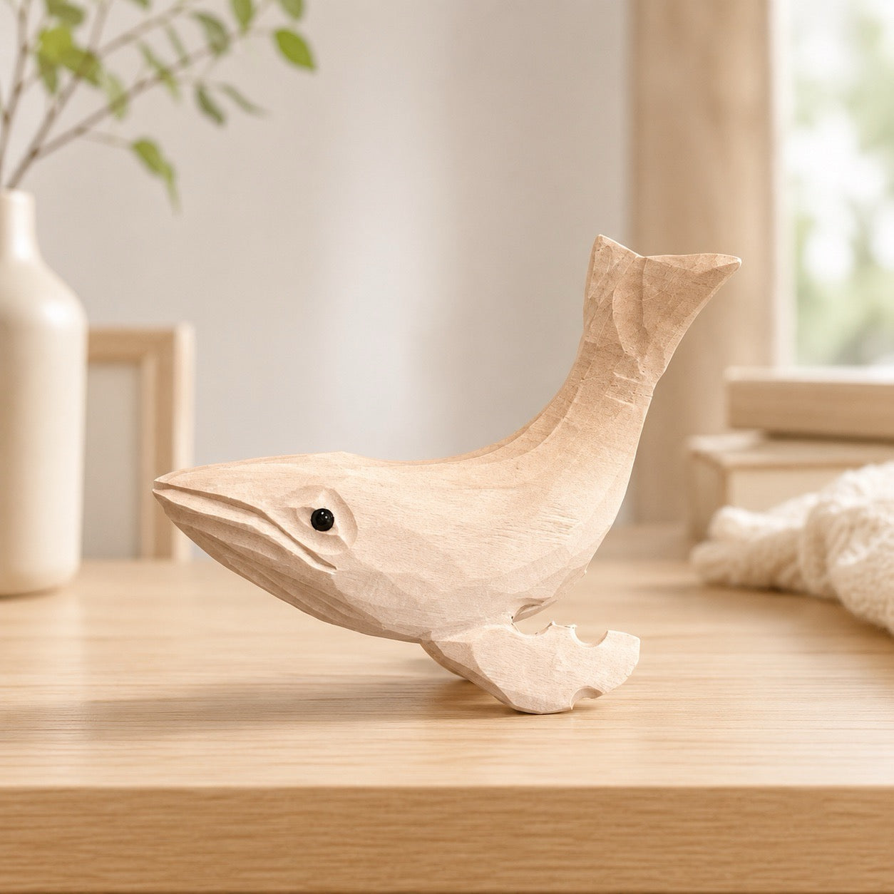 DIY Paintable 3D Wooden Whales