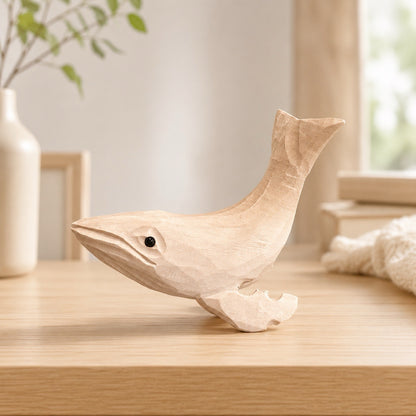 DIY Paintable 3D Wooden Whales