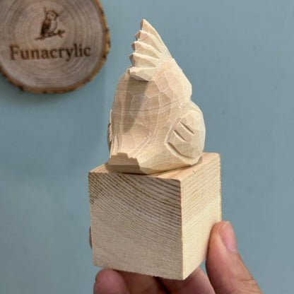 DIY Paintable 3D Wooden Hoopoe Birds