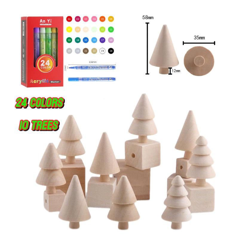 Fun DIY Wooden Tree Kit🎄 - FunAcrylic